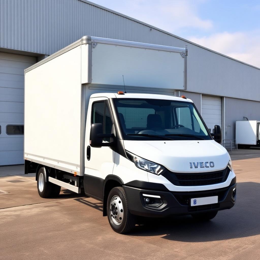 Furgone Iveco Daily 35 quintali con cassone bianco